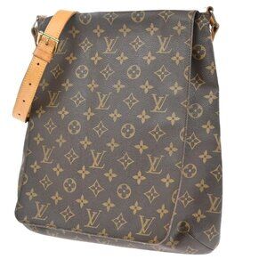 LOUIS VUITTON Musette Shoulder Bag Monogram Leather Brown France M51256 77KA702